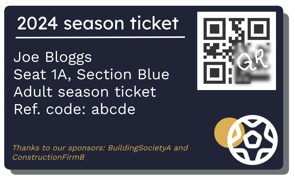 Printing plastic season cards TicketCo Support